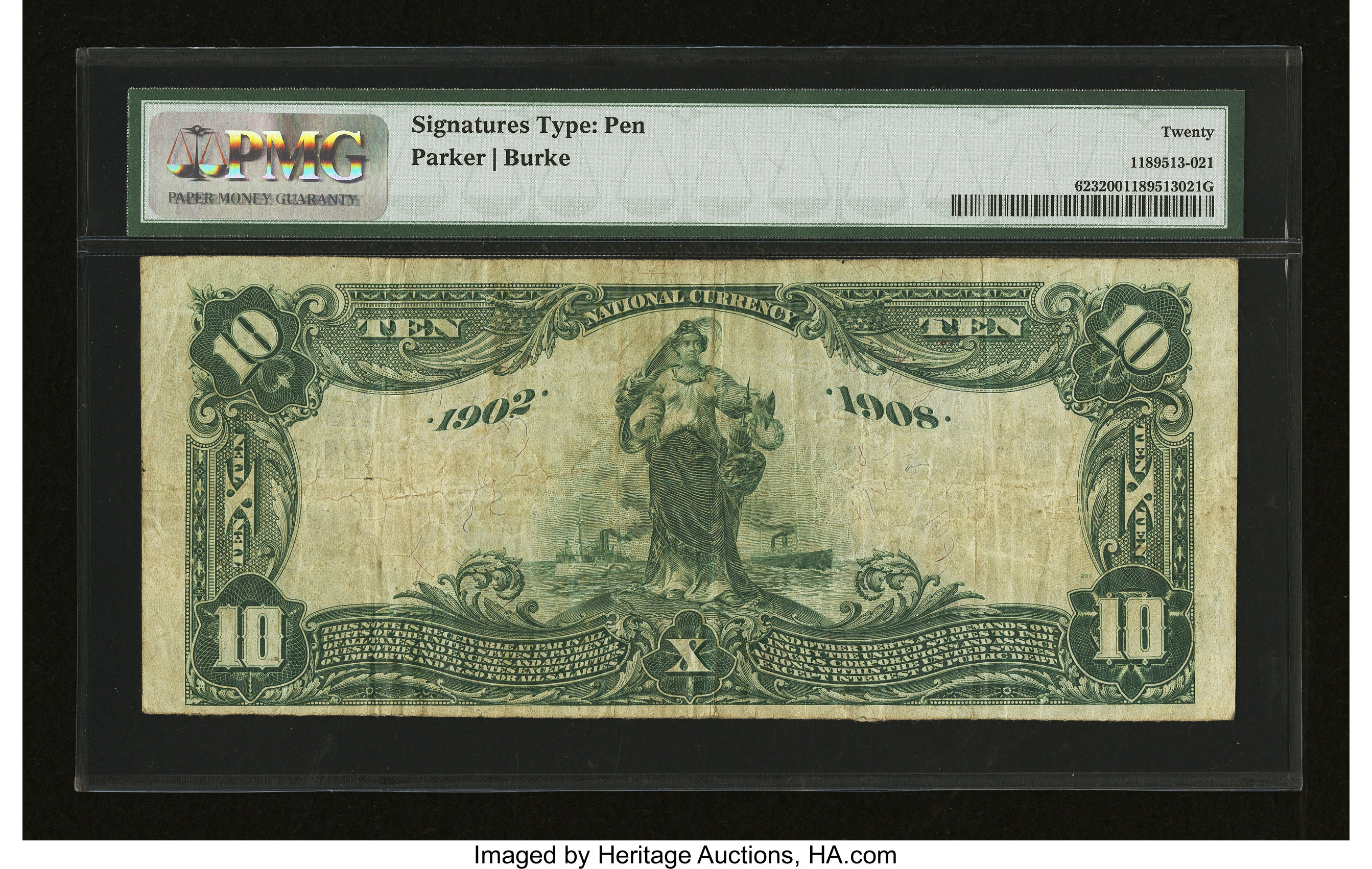 image for: Boyertown, PA - $10 1902 Date Back Fr. 623 The NB of Boyertown Ch. # (E)2137...