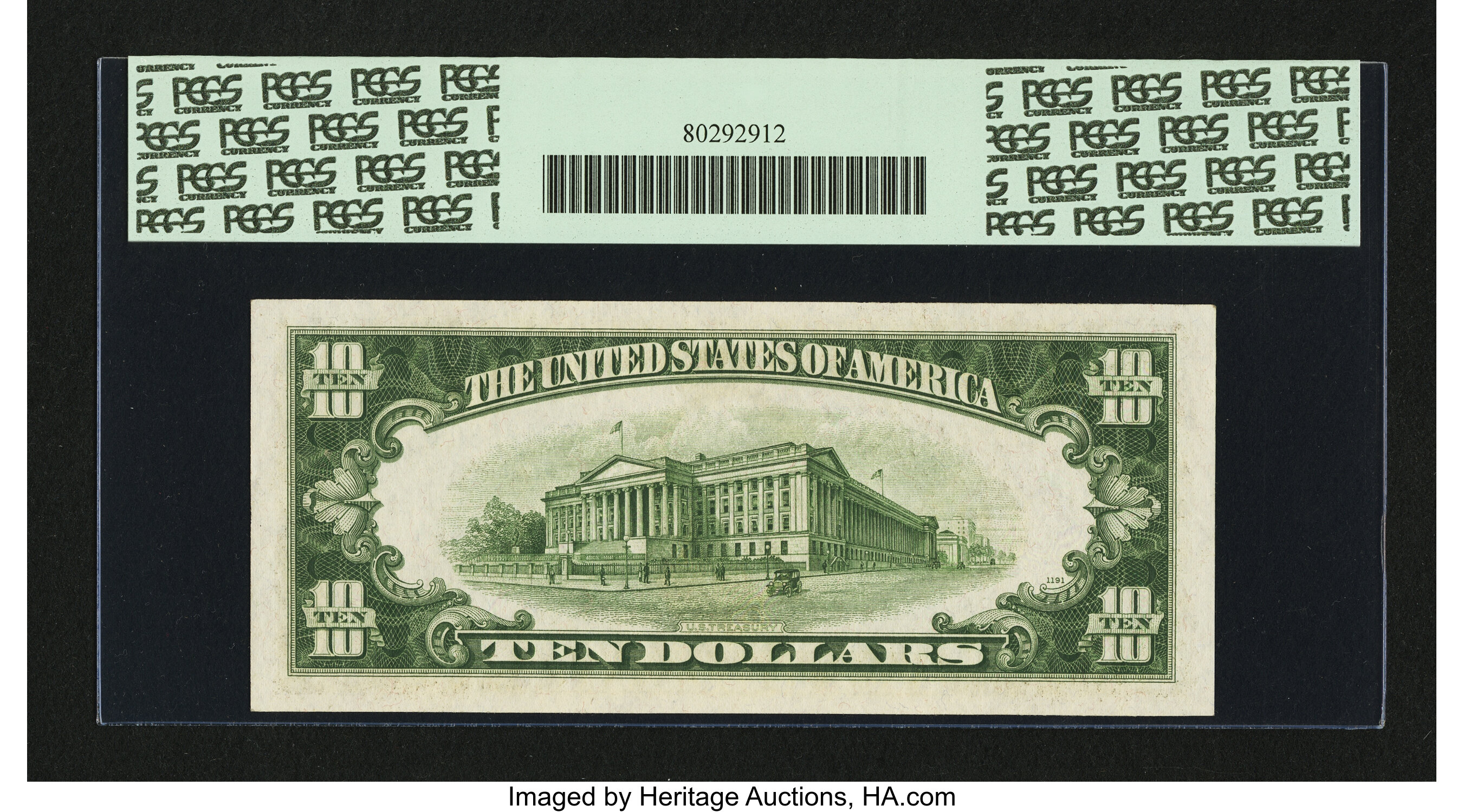 image for: Fr. 2009-D $10 1934D Federal Reserve Note. PCGS Superb Gem New 67PPQ....