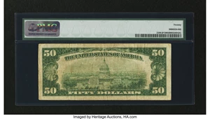 image for: Fr. 2100-B* $50 1928 Federal Reserve Note. PMG Very Fine 20....