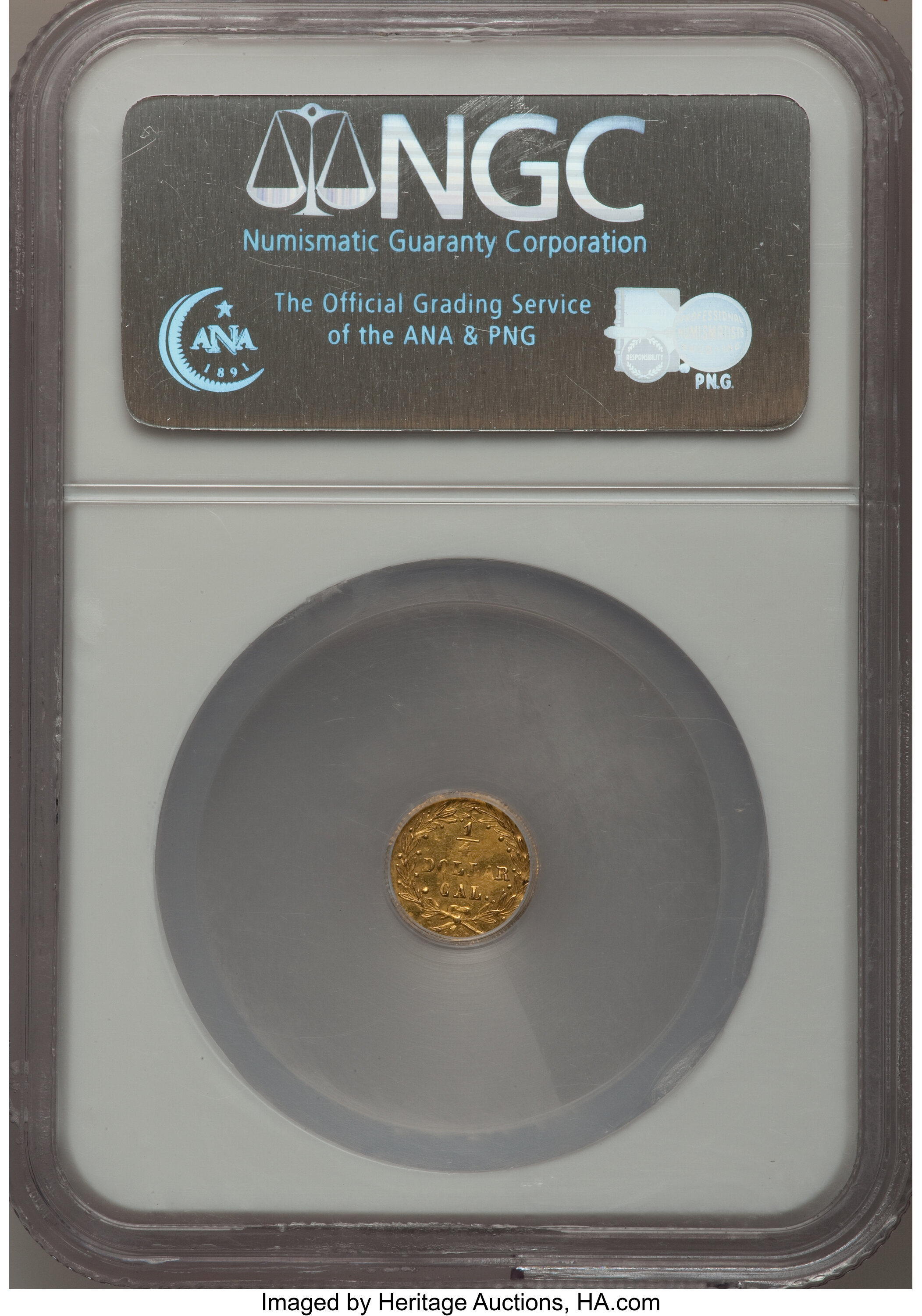 image for: 1872/1 25C Indian Round 25 Cents, BG-868, High R.4, MS64 NGC. NGC Census: (3/4). PCGS Population (13/19).   (#10729)...