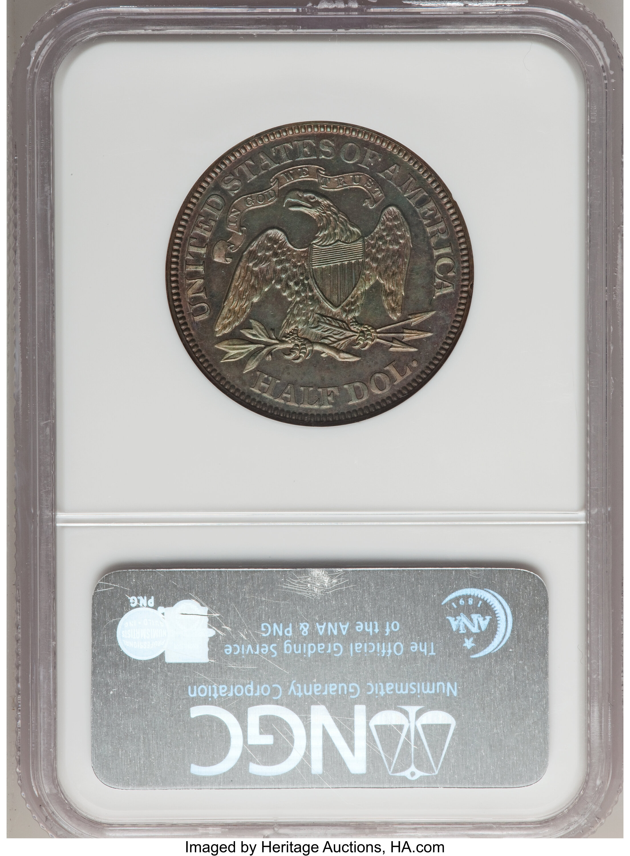 image for: 1870 50C Half Dollar, Judd-936, Pollock-1042, High R.6, PR65 Brown NGC....