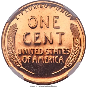 image for: 1953 1C PR68 Red Ultra Cameo NGC....
