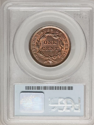 image for: 1842 1C Small Date MS64 Red and Brown PCGS....