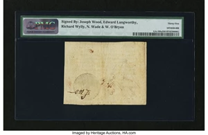 image for: Georgia June 8, 1777 $6 PMG Choice Very Fine 35....