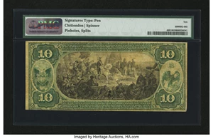 image for: Peoria, IL - $10 Original Fr. 409 The Second NB Ch. # 207...
