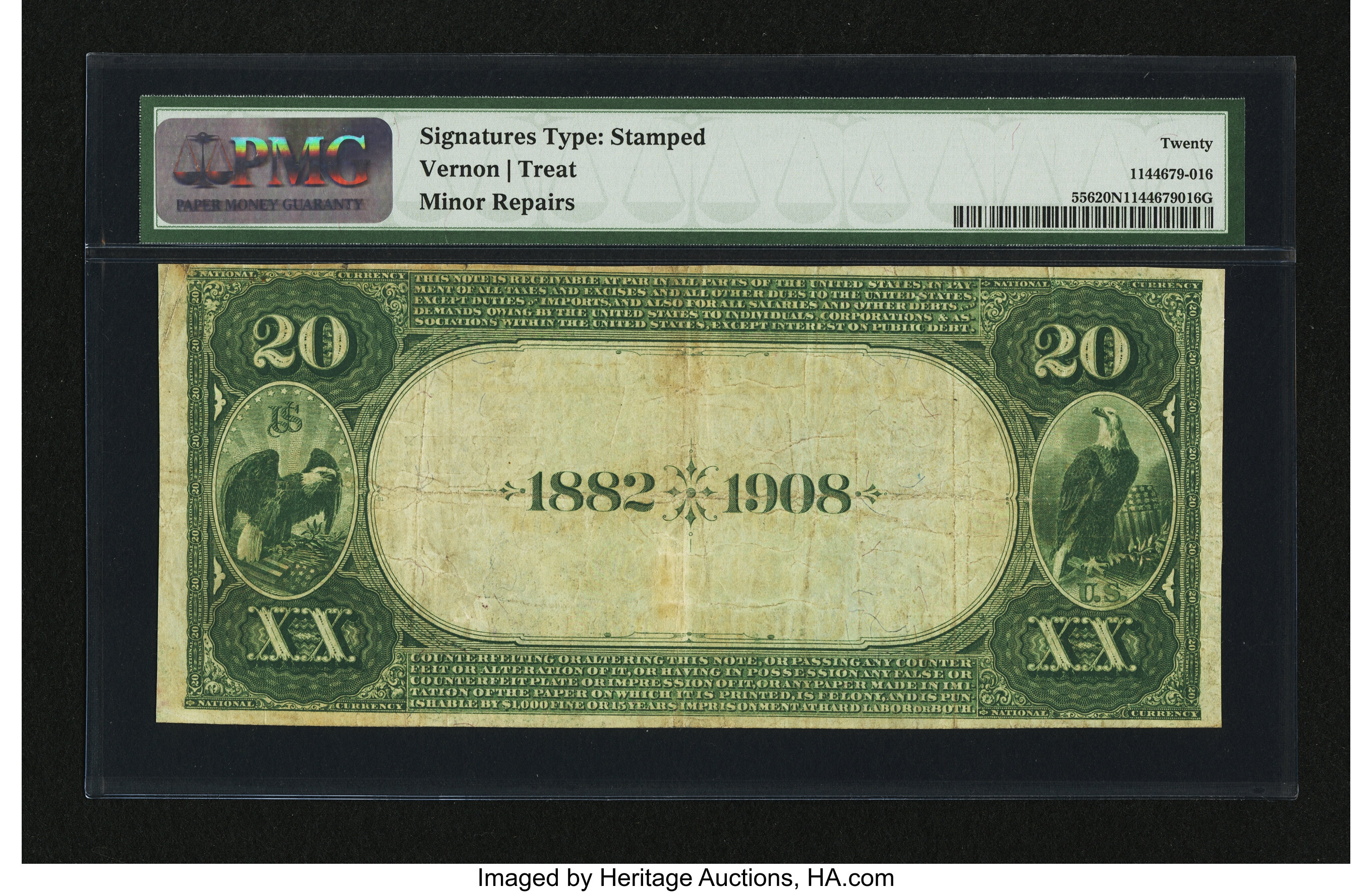 image for: Woodward, OK - $20 1882 Date Back Fr. 556 The First NB Ch. # (W)5575...