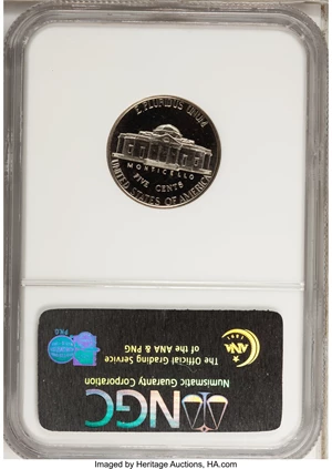 image for: 1940 5C Reverse of 1940 PR66 Cameo NGC....