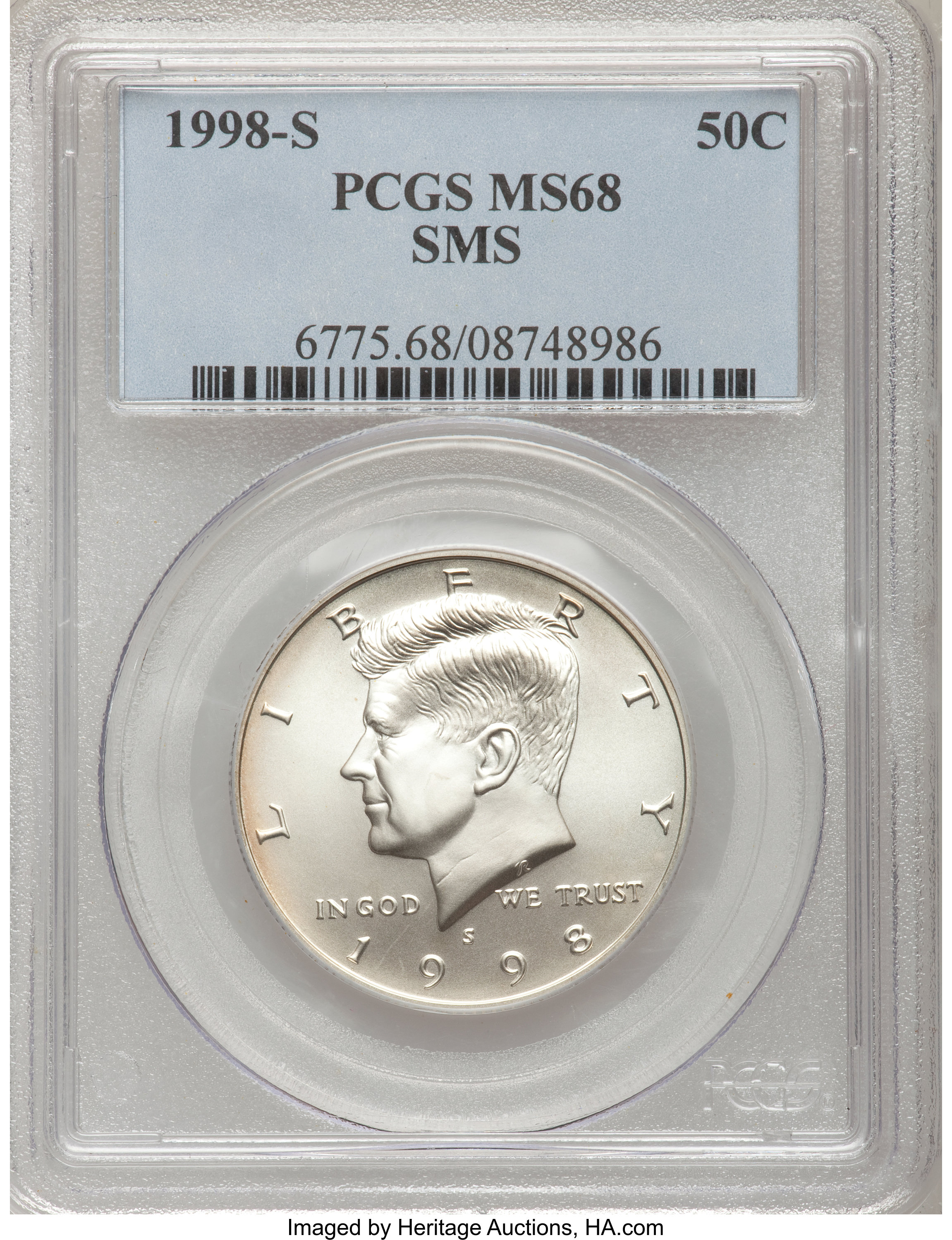 1998-S 50c Silver, Matte Finish SMS MS64 thumbnail 14