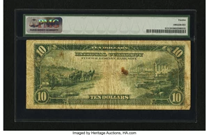 image for: Fr. 813 $10 1915 Federal Reserve Bank Note PMG Fine 12....