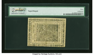 image for: Continental Currency July 22, 1776 $8 PMG Net Very Fine 30....