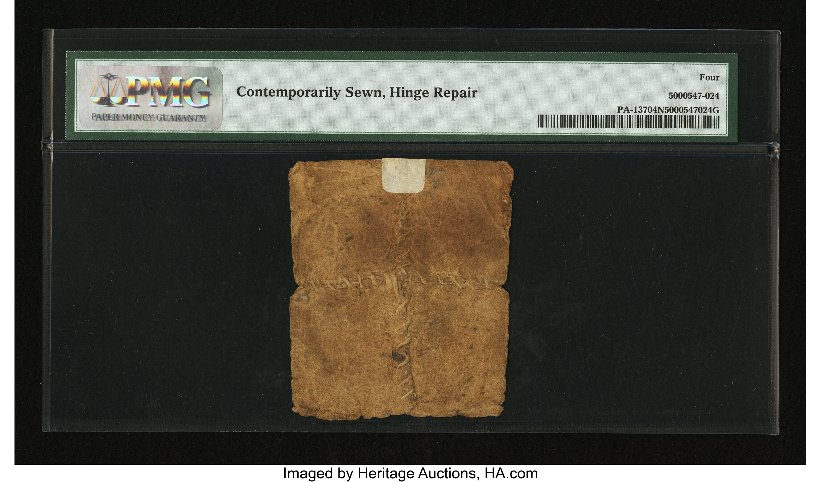 image for: Pennsylvania March 10, 1769 9d PMG Good 4 Net....