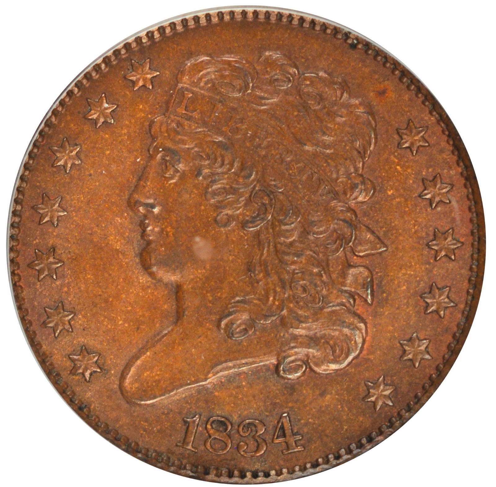 1834 1/2c MS BN thumbnail 2