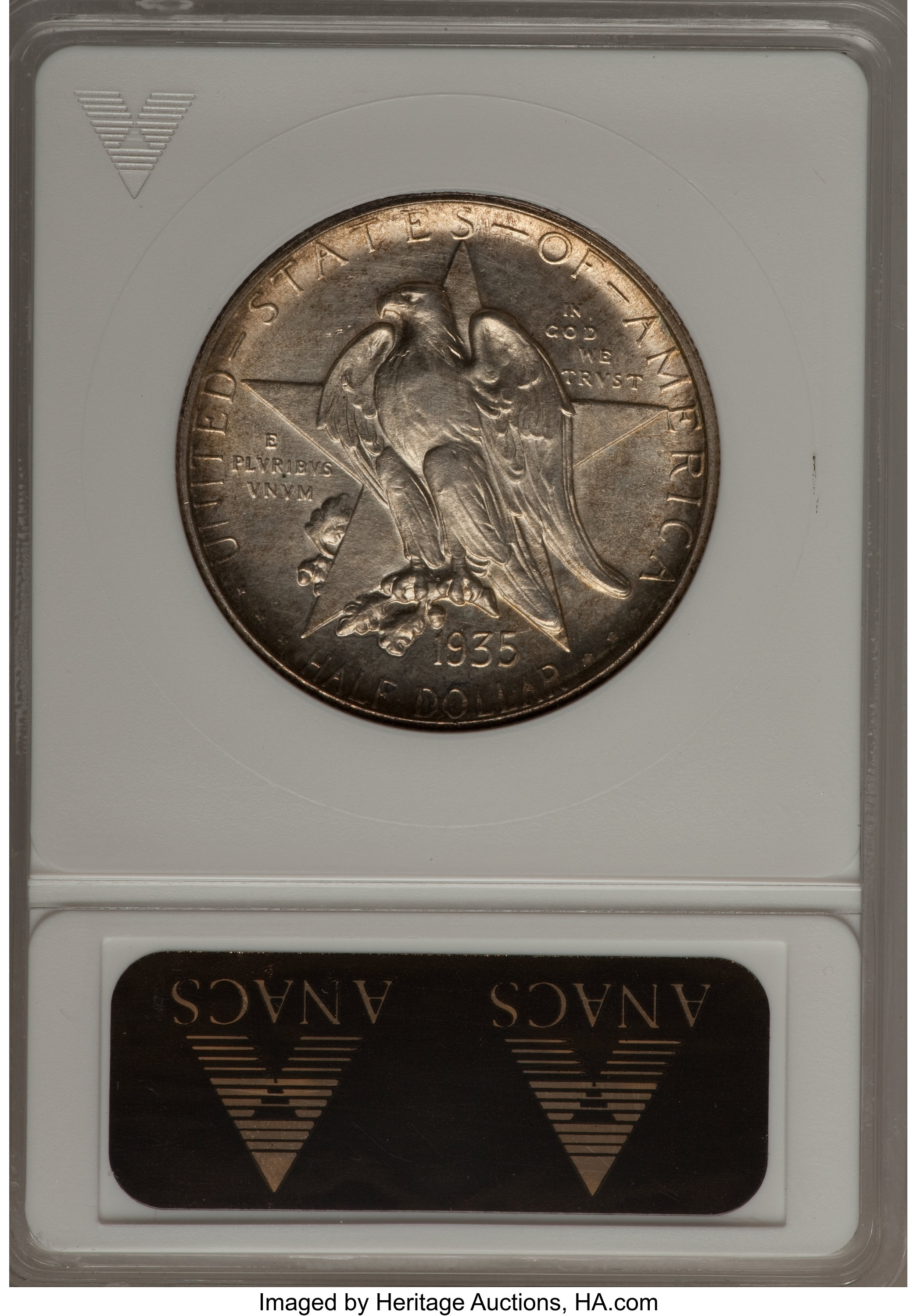 1935-D 50c Texas AU58 thumbnail 8