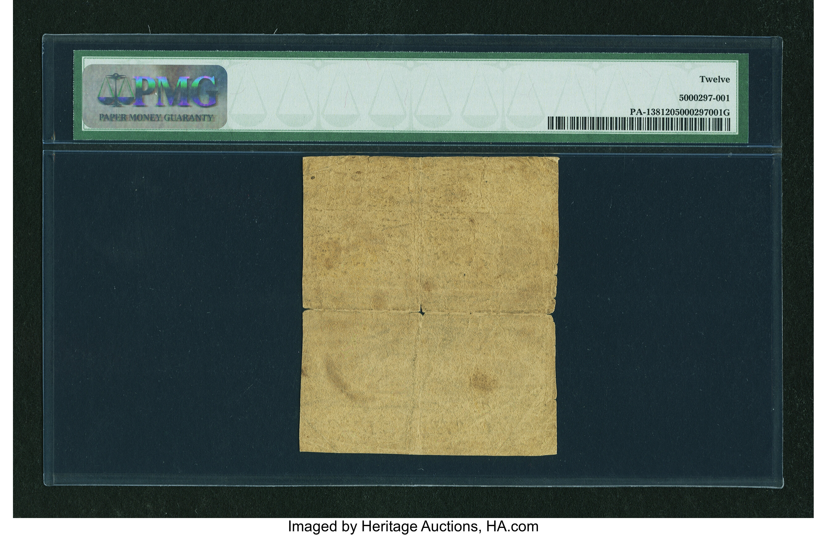 image for: Pennsylvania March 10, 1769 1s PMG Fine 12....