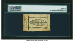image for: New Jersey January 9, 1781 4s PMG About Uncirculated 53....