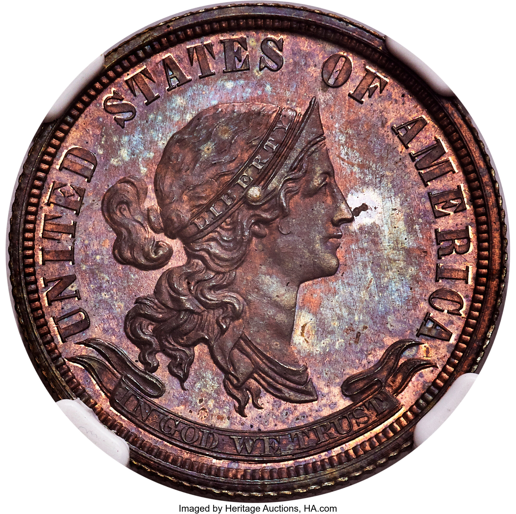 image for: 1870 25C Standard Silver Quarter Dollar, Judd-896, Pollock-1003, Low R.7, PR64 Brown NGC....
