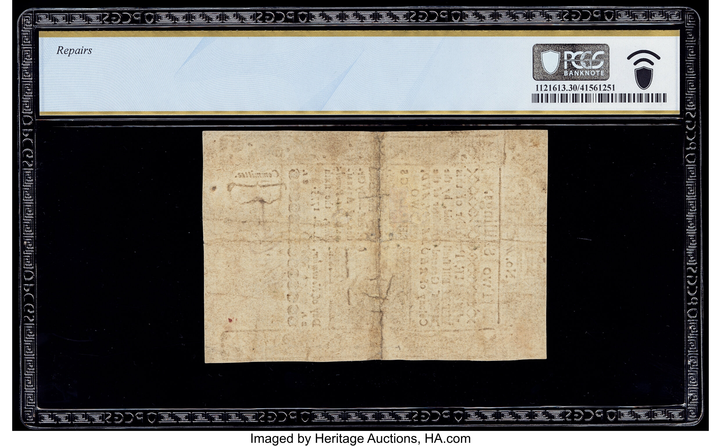 image for: Rhode Island November 6, 1775 2s PCGS Banknote Very Fine 30 Details....