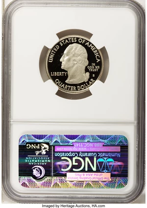 image for: 2009-S 25C Guam Clad PR70 Ultra Cameo NGC. NGC Census: (0). PCGS Population (278). (#406574)...