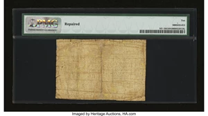 image for: New York February 16, 1771 £2 PMG Very Good 10 Net....