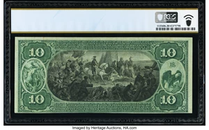 image for: Boston, MA - $10 1875 Fr. 417 The National Exchange Bank Ch. # 529 PCGS Banknote Very Fine 30....