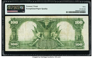 image for: Coatesville, PA - $100 1902 Plain Back Fr. 700 The National Bank of Coatesville Ch. # 3990 PMG Very Fine 30 EPQ....