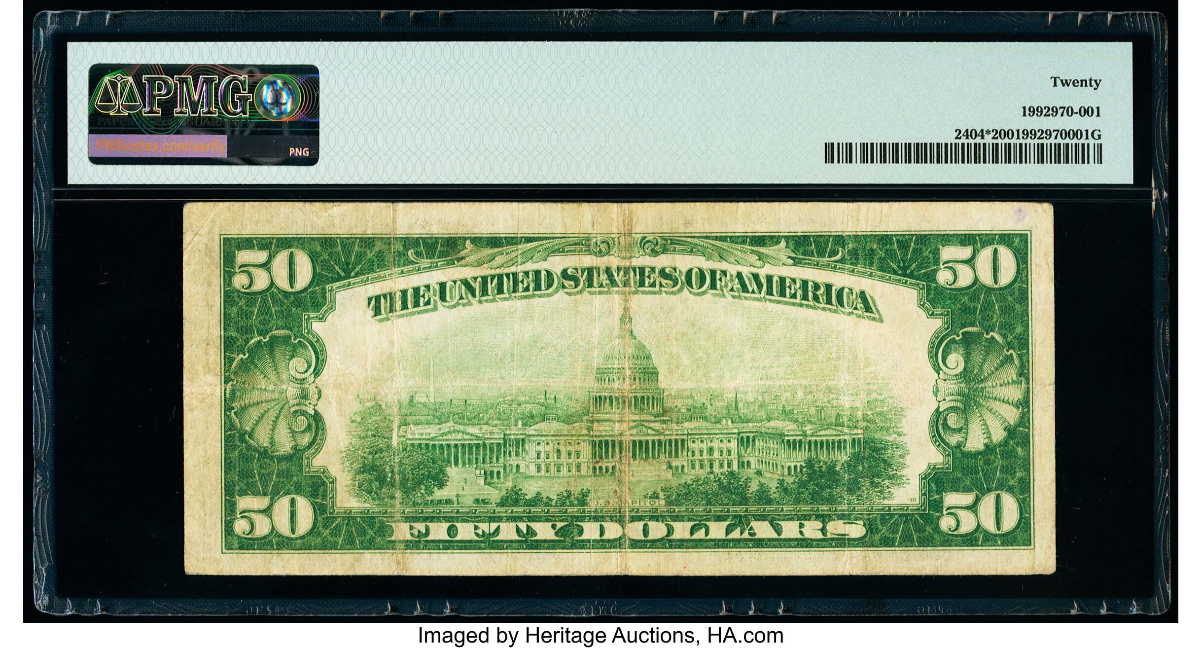 image for: Fr. 2404* $50 1928 Gold Certificate Star. PMG Very Fine 20....
