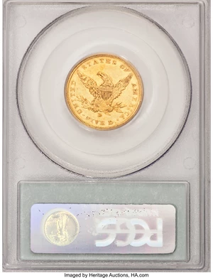 image for: 1841-D $5 Tall D AU53 PCGS....