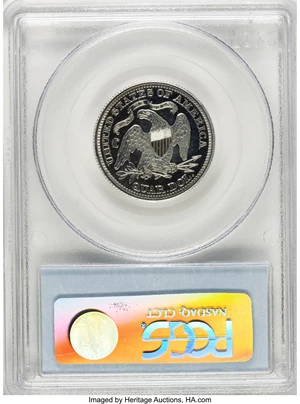 image for: 1870 25C Quarter Dollar, Judd-882, Pollock-980, High R.7, PR61 PCGS....