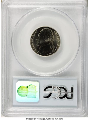 image for: 2004-P 5C Peace Medal MS67 PCGS. PCGS Population (66/7). NGC Census: (278/62). Numismedia Wsl. Price for problem free NGC/...