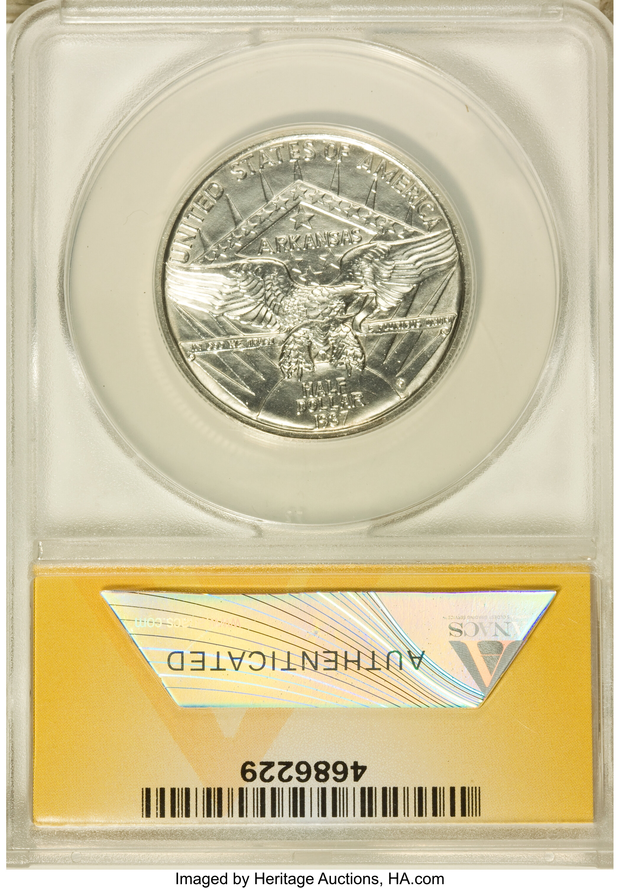 1937-D 50c Arkansas XF40 thumbnail 4