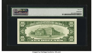 image for: Fr. 2017-G $10 1963A Federal Reserve Note. PMG Gem Uncirculated 66....