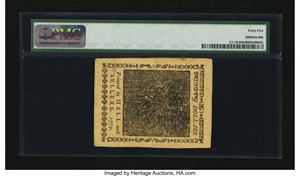 image for: Continental Currency January 14, 1779 $20 PMG Choice Extremely Fine 45....