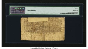 image for: Maryland January 1, 1767 $4 PMG Fine 12 Net....