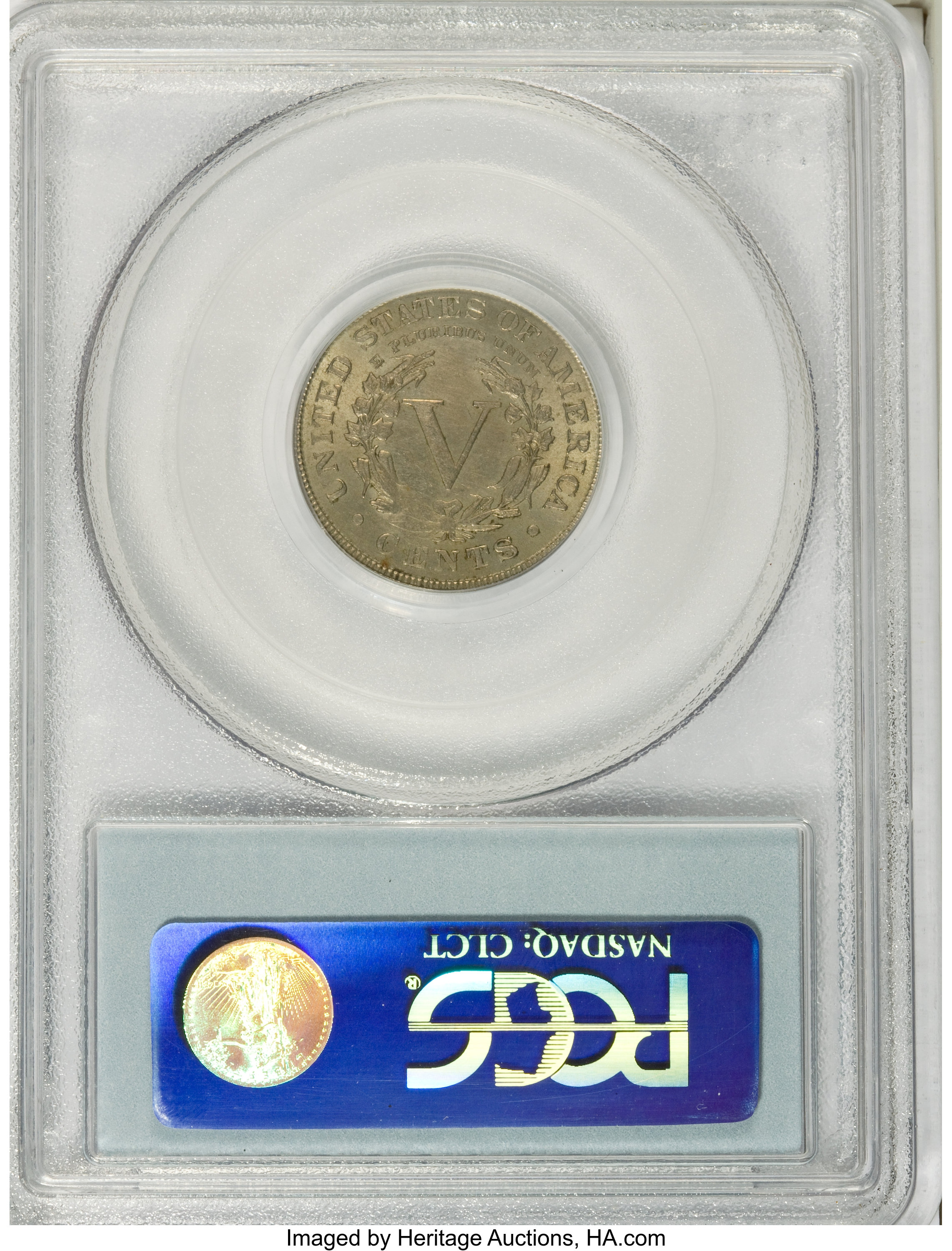 1900 5c VG10 CAC thumbnail 10