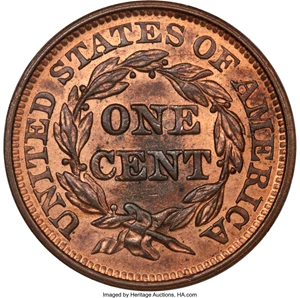 image for: 1844 1C MS64 Red and Brown PCGS....