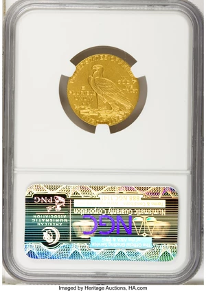 image for: 1914 $5 PR66 NGC....