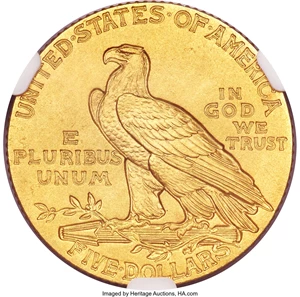 image for: 1914 $5 PR66 NGC....