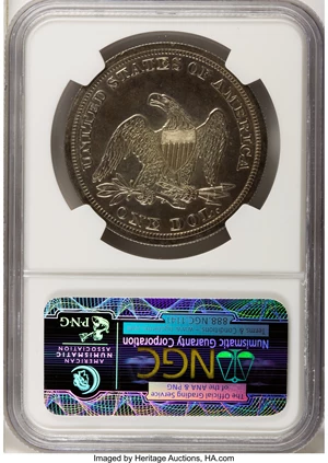 image for: 1853 $1 Restrike PR61 NGC....