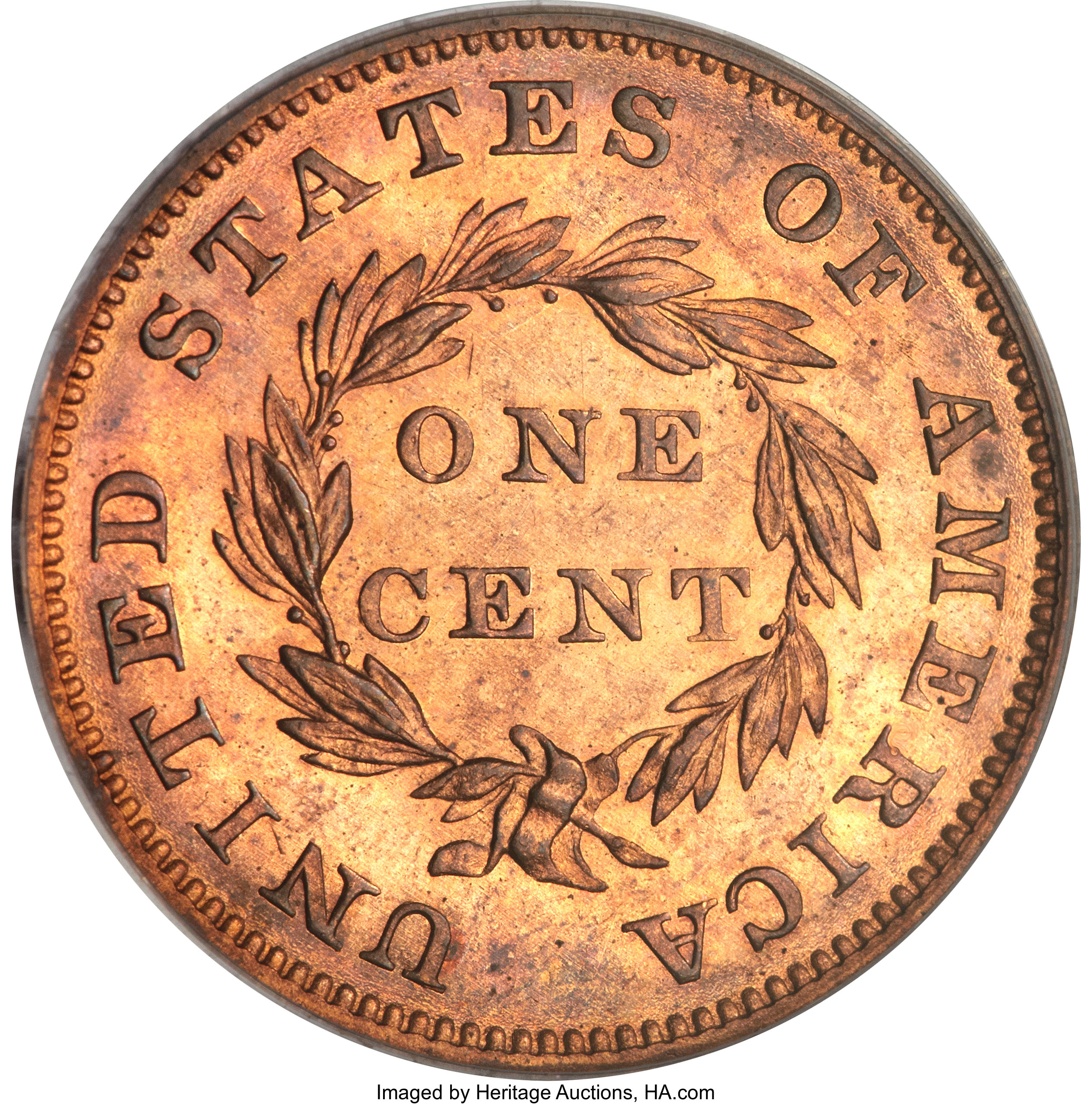 image for: 1855 P1C Flying Eagle Cent, Judd-167 Original, Pollock-193, R.5, PR65 Red and Brown PCGS....