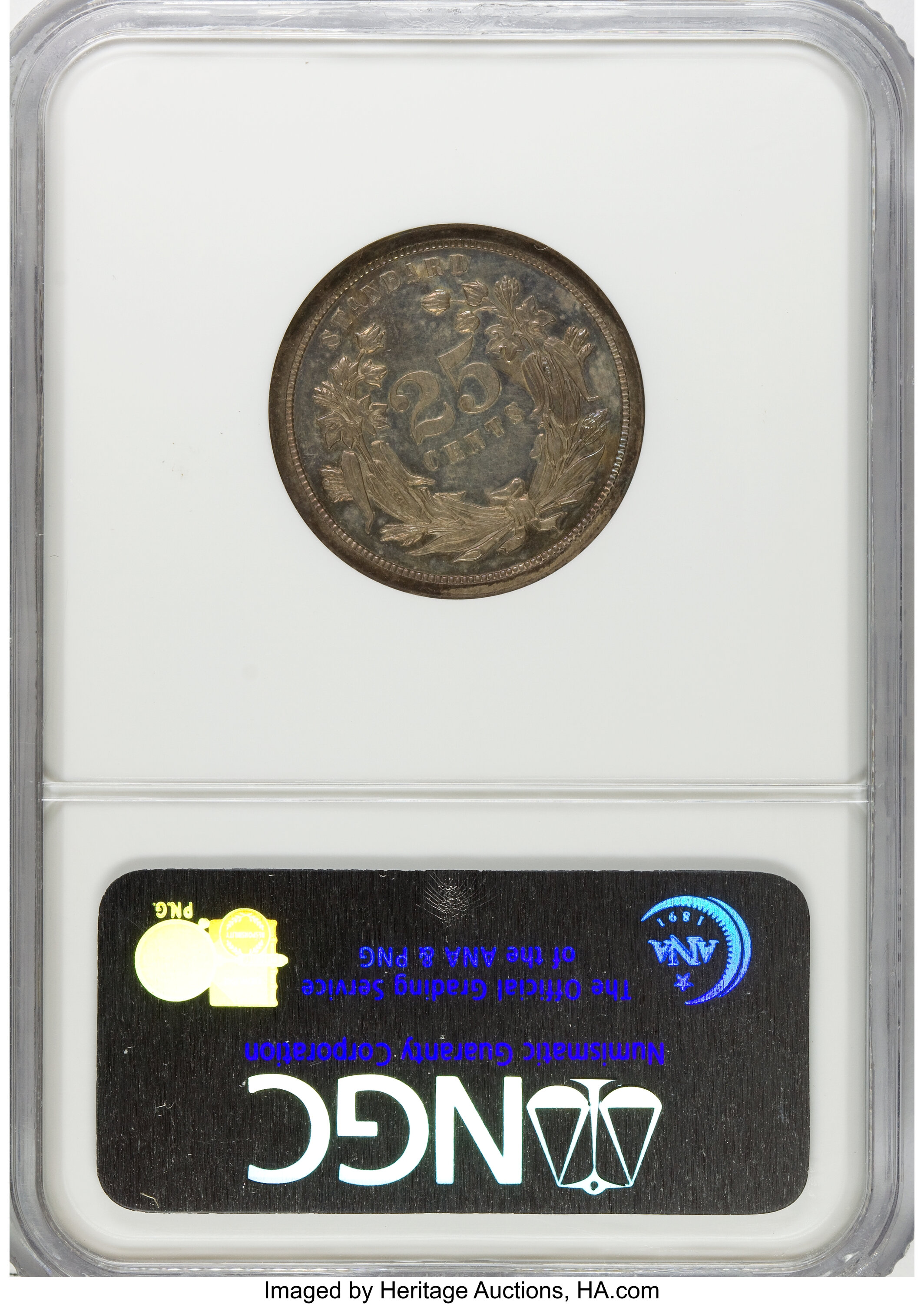image for: 1870 25C Standard Silver Quarter Dollar, Judd-877, Pollock-974, Low R.7, PR63 NGC....