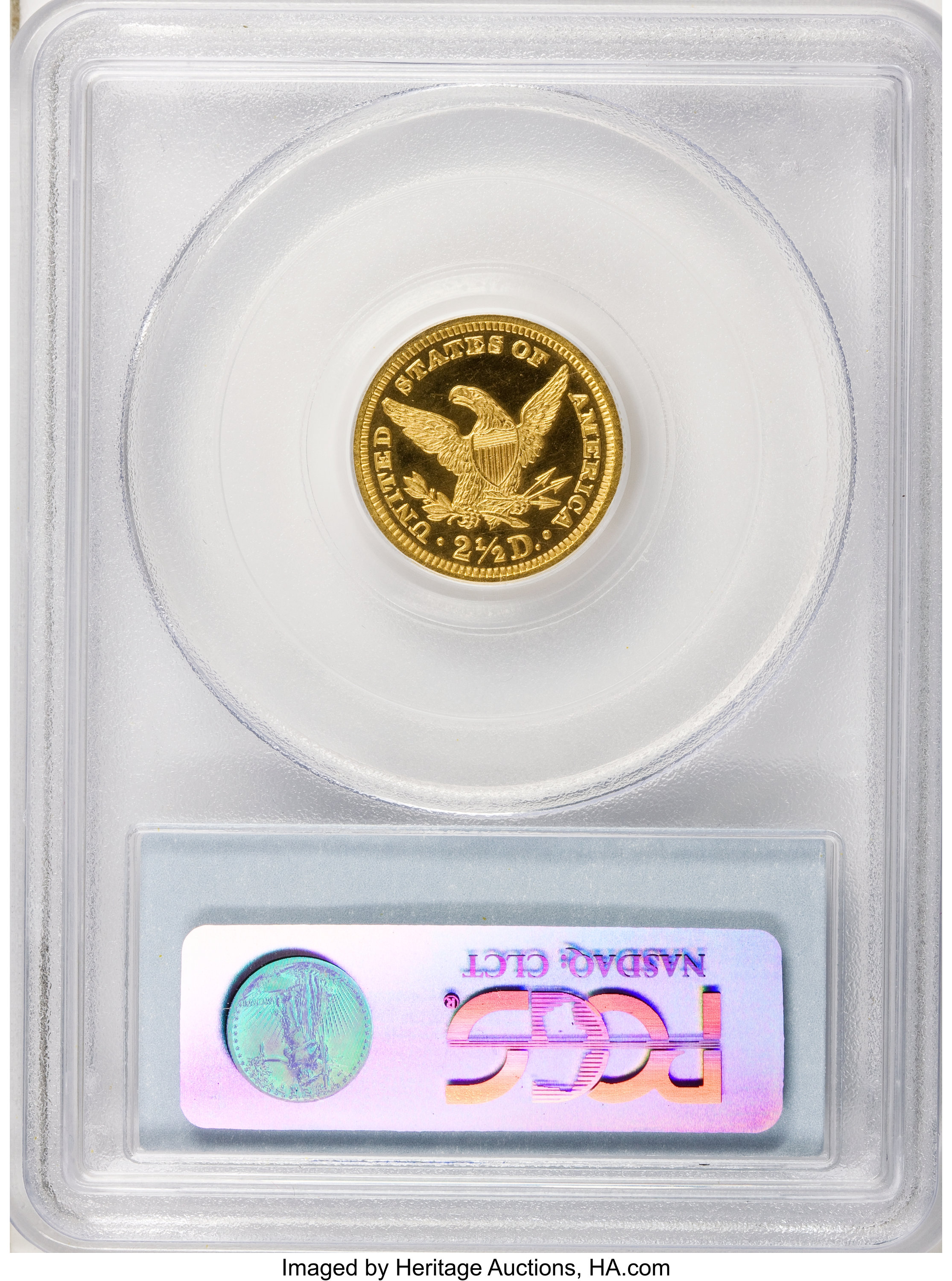 image for: 1889 $2 1/2 PR63 Cameo PCGS....