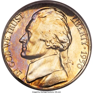 image for: 1950 5C PR67 Deep Cameo PCGS....