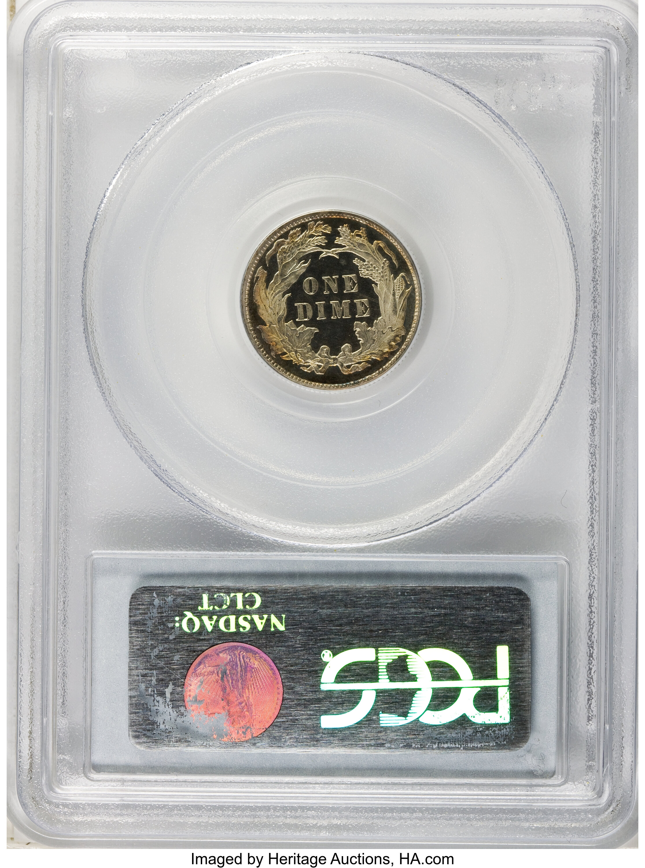 image for: 1879 10C PR65 Deep Cameo PCGS. CAC....