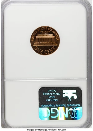 image for: 1965 1C SMS MS67 Red Cameo NGC. NGC Census: (9/0). PCGS Population (1/0). (#83290)...