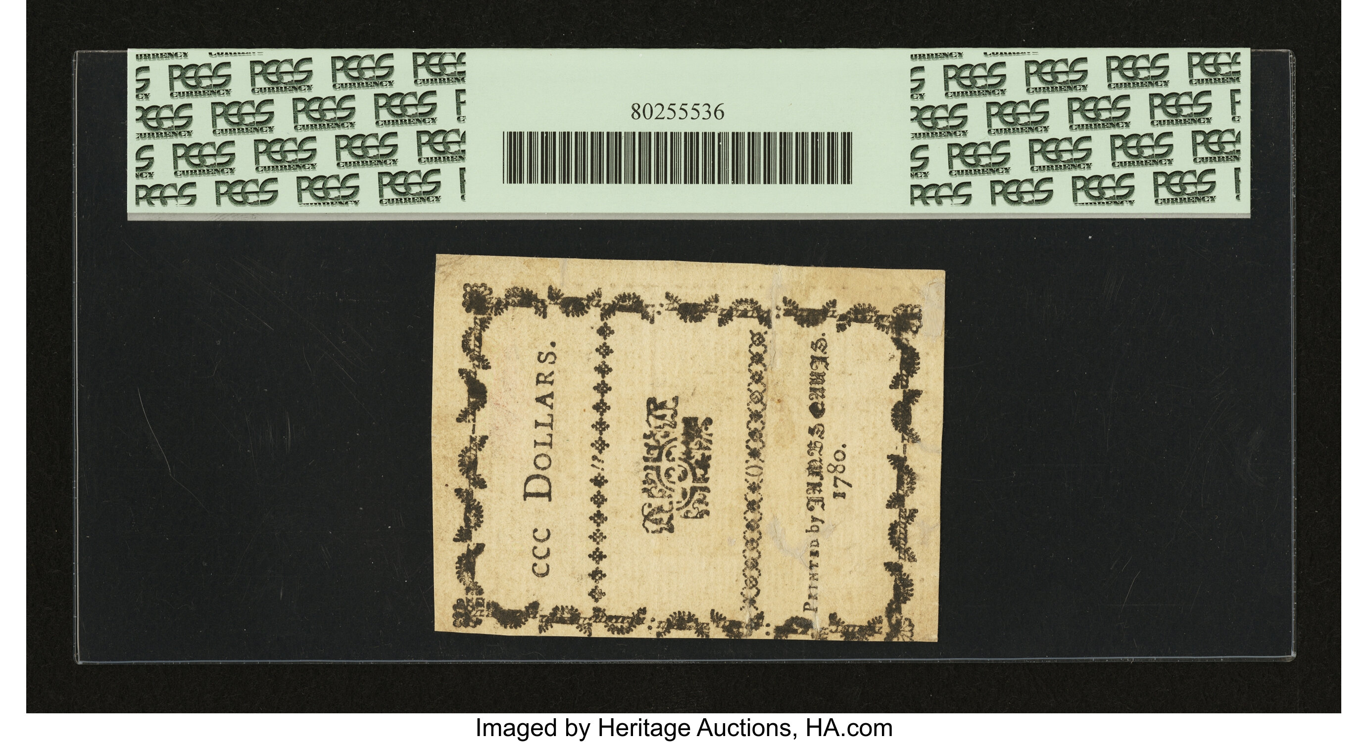 image for: North Carolina May 10, 1780 $300 PCGS Apparent Extremely Fine 40....