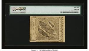 image for: Continental Currency April 11, 1778 $8 PMG About Uncirculated 53....