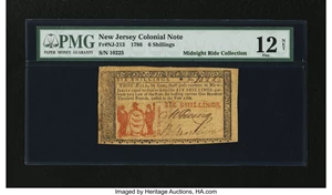 image for: New Jersey 1786 6s PMG Fine 12 NET....