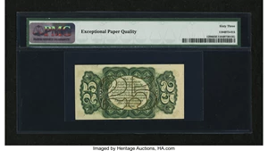 image for: Fr. 1296 25¢ Third Issue Large "a" PMG Choice Uncirculated 63 EPQ....