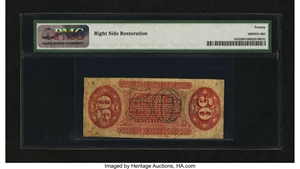 image for: Fr. 1353 50¢ Third Issue Justice PMG Very Fine 20 NET Right Side Restoration....