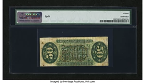 image for: Fr. 1367 50¢ Third Issue Justice PMG Choice Fine 15....